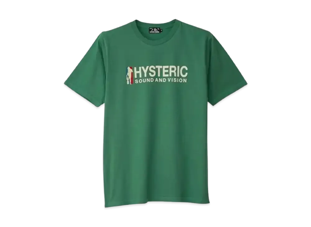 HYSTERIC GLAMOUR Athletic PT T-shirt "Green"