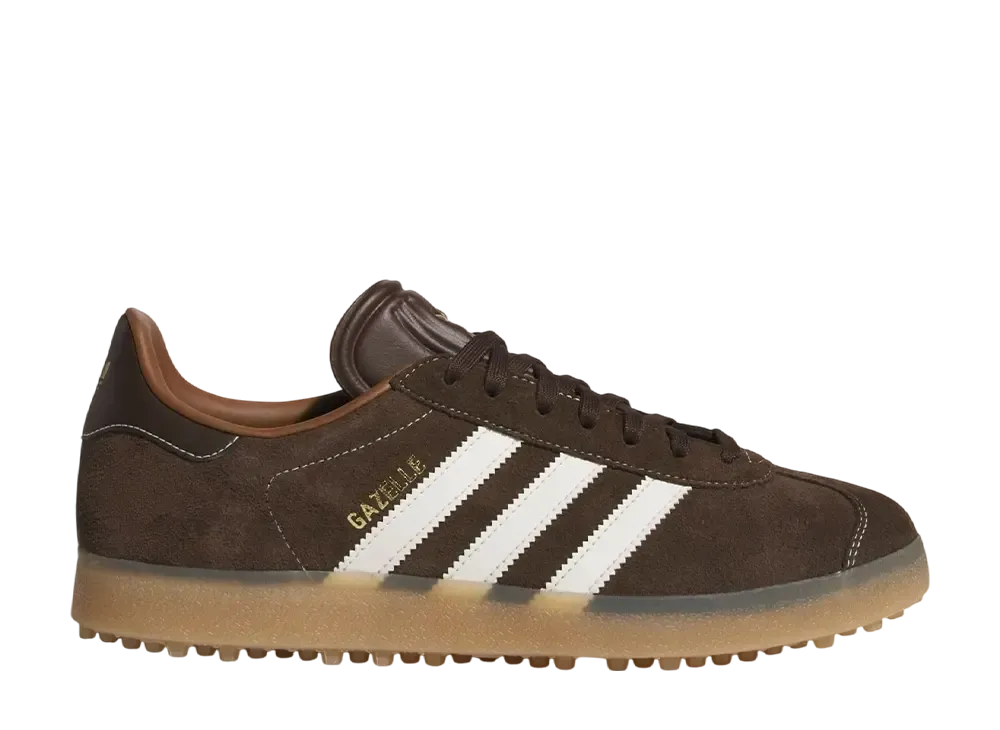 adidas Gazelle Spikeless Golf "Dark Brown/Chalk White/Gum"