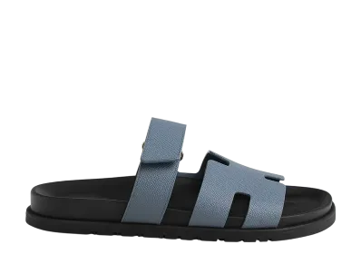 Hermes Chypre Sandal "Bleu Grignon"