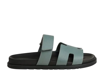 Hermes Chypre Sandal "Bleu Tonnerre"