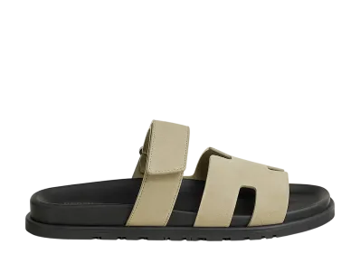 Hermes Chypre Sandal "Vert Mosaique"