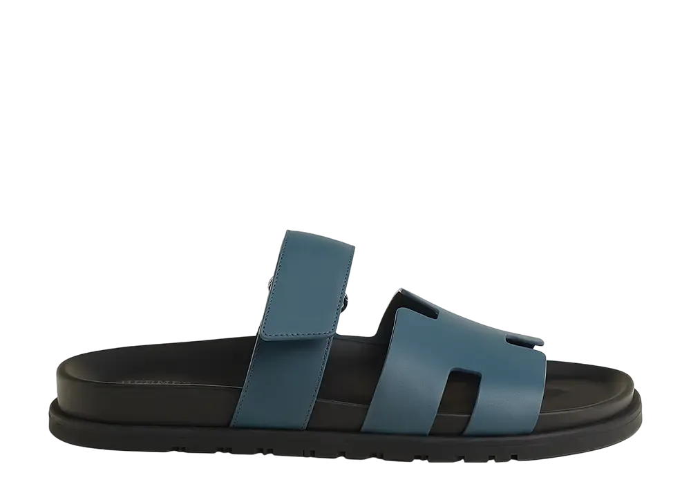 エルメス シプレ サンダル "ブルーテュルカン"