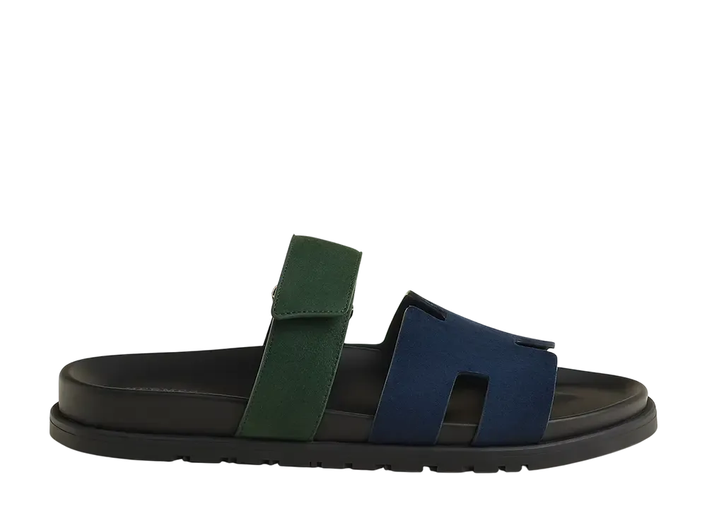 エルメス シプレ サンダル "ブルーオーシャン/ヴェールブテイユ"