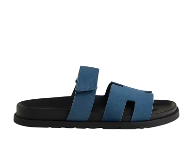 Hermes Chypre Sandal "Bleu Turquin"