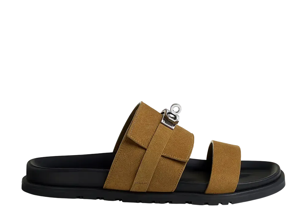 エルメス ジャクソン サンダル "ブラウンフュメ"