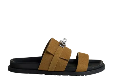 Hermes Jackson Sandal "Brown Fume"