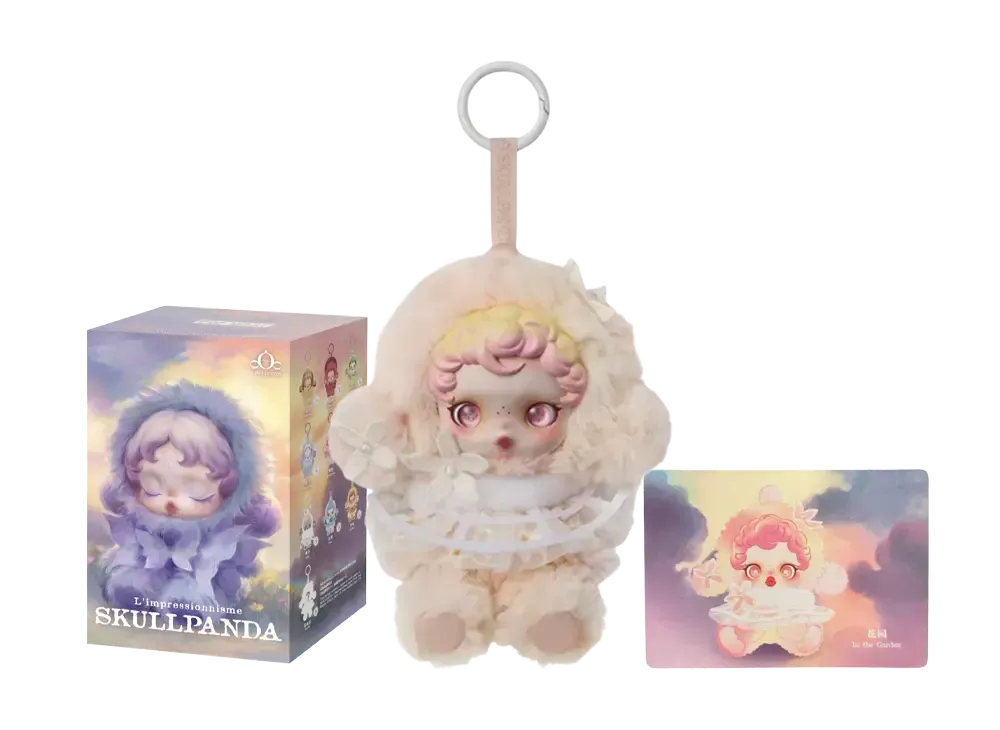 POP MART SKULLPANDA L'impressionnisme Series Plush Doll In the Garden (Secret)