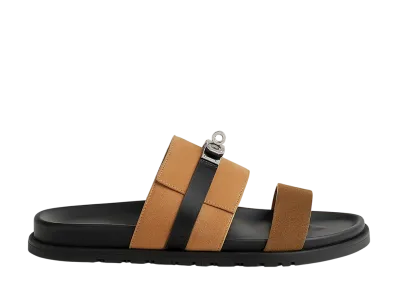 Hermes Jackson Sandal "Multicolore/Brown Fume"
