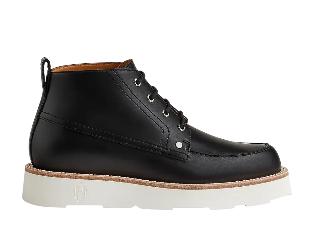 エルメス クリストファー ショートブーツ "ノワール"