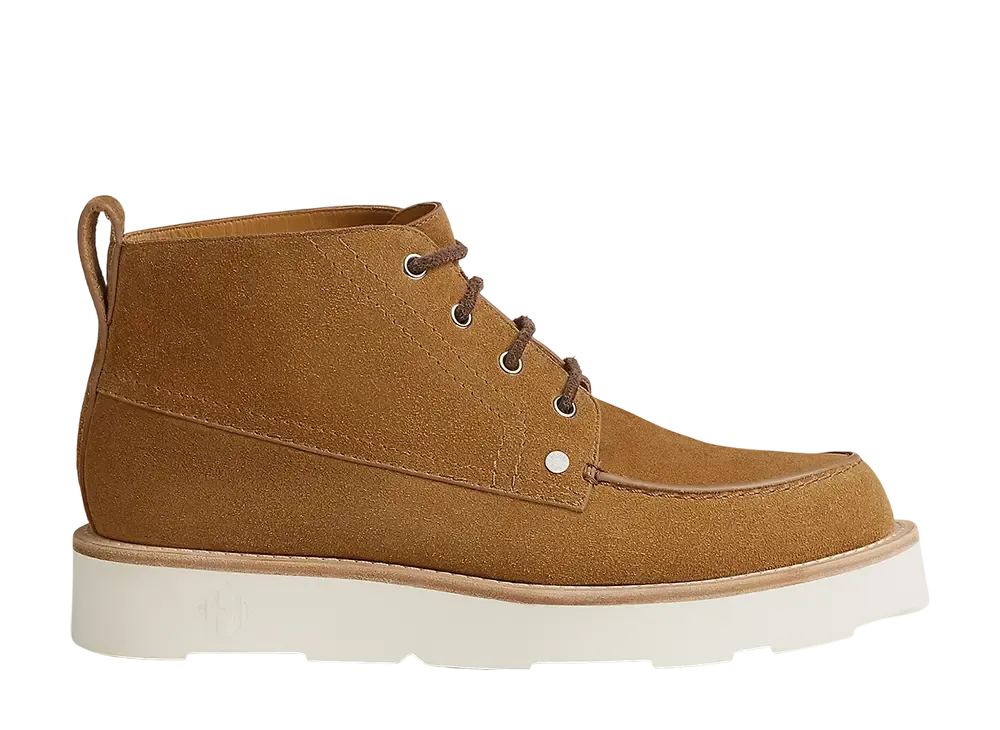 エルメス クリストファー ショートブーツ "ブラウンフュメ"