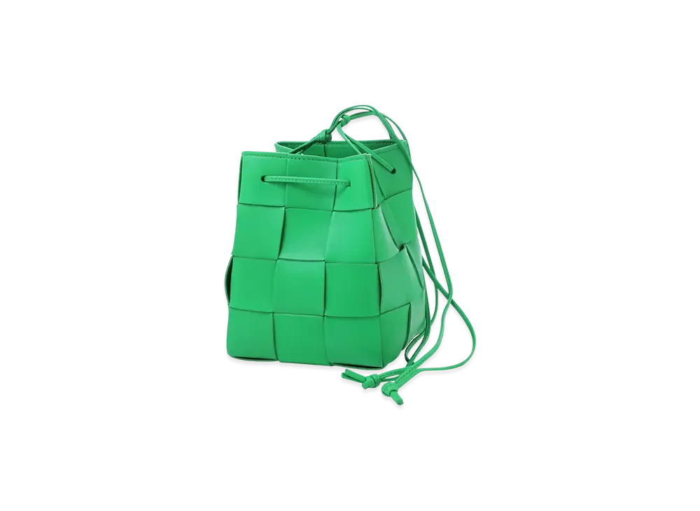 Bottega Veneta Small Cassette Bucket Bag "Parakeet"