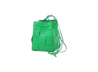 Bottega Veneta Small Cassette Bucket Bag "Parakeet"