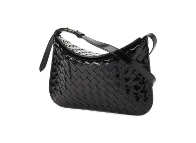 Bottega Veneta Flap Spazzolato "Black"