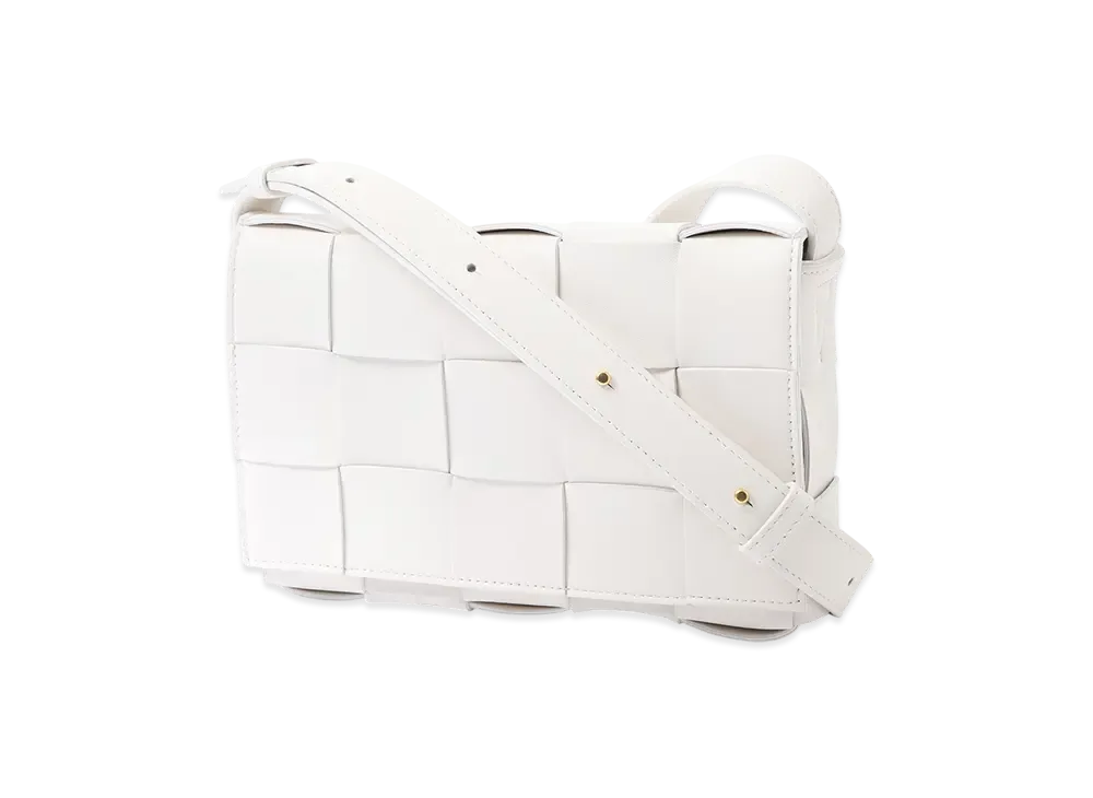 Bottega Veneta Cassette Nappa "White/Gold"