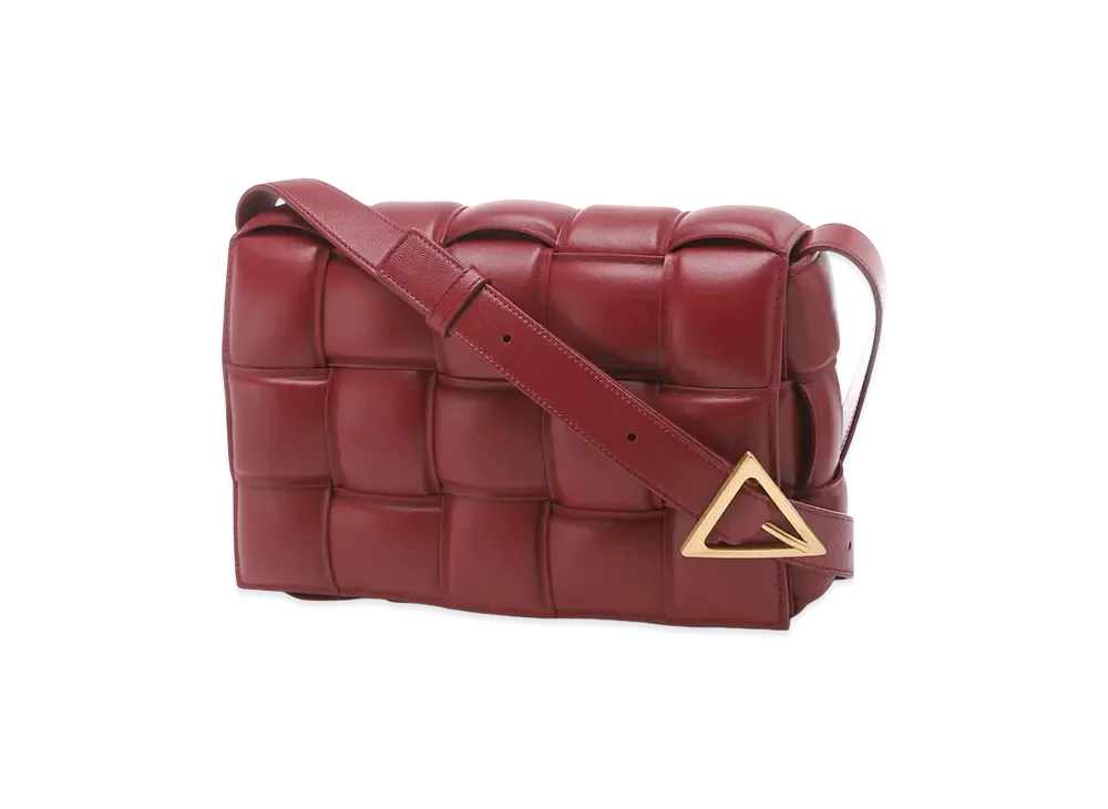 Bottega Veneta Padded Cassette "Dark Red"