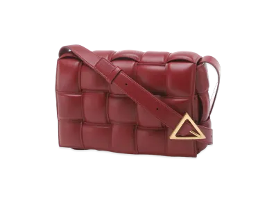 Bottega Veneta Padded Cassette "Dark Red"