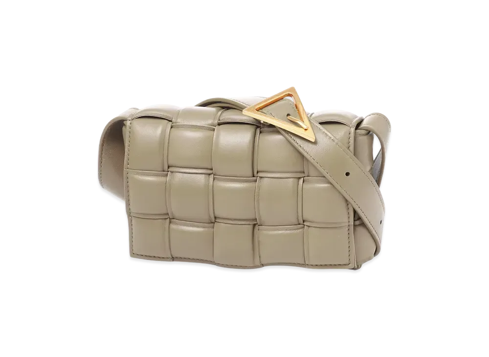 Bottega Veneta Padded Cassette "Taupe"