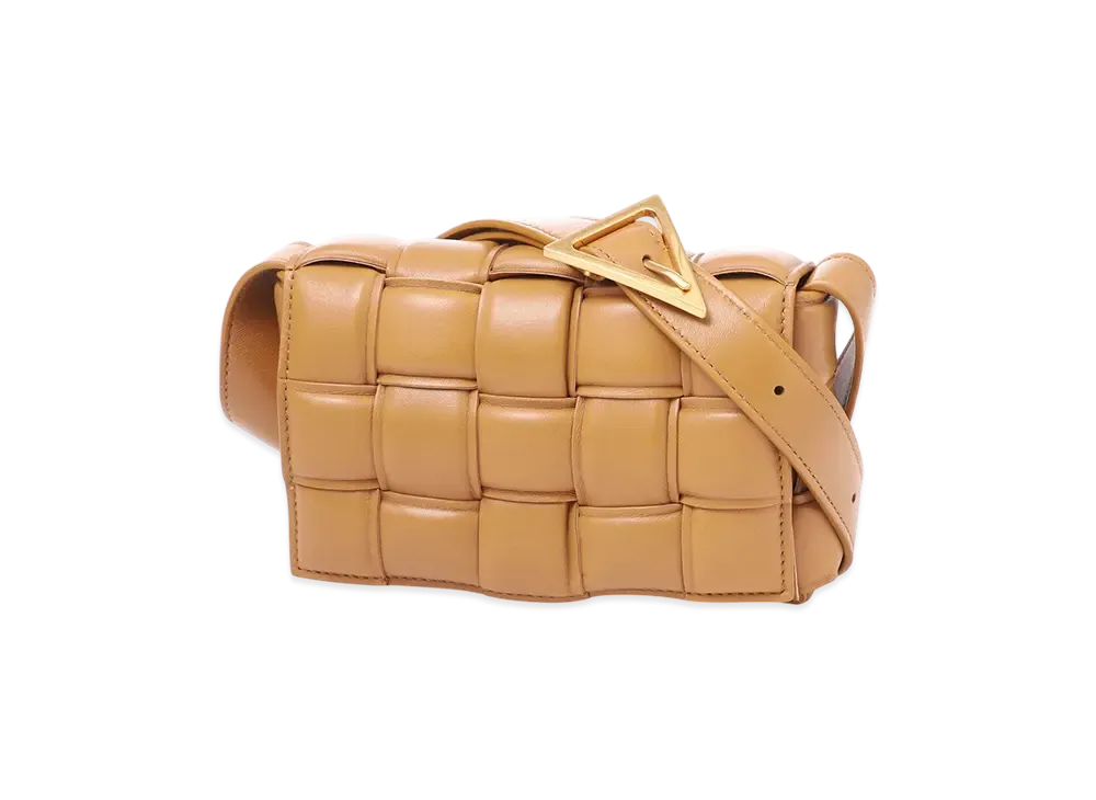 Bottega Veneta Padded Cassette "Camel/Gold"