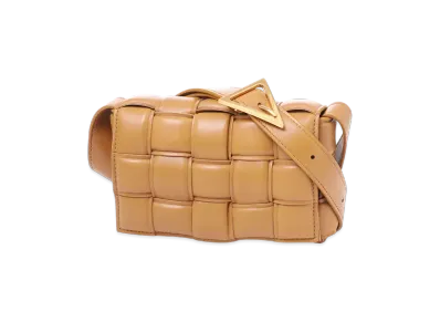 Bottega Veneta Padded Cassette "Camel/Gold"