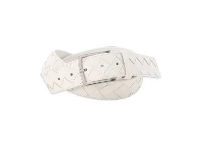 Bottega Veneta Belt In Intrecciato VN "White"