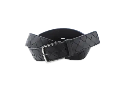 Bottega Veneta Belt In Intrecciato VN "M.Blue Silver"