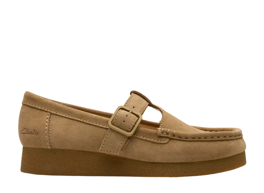 Clarks Women's Wallabee Evo Bar "Dark Sand Suede"