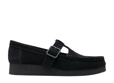 Clarks Women's Wallabee Evo Bar "Black Suede"