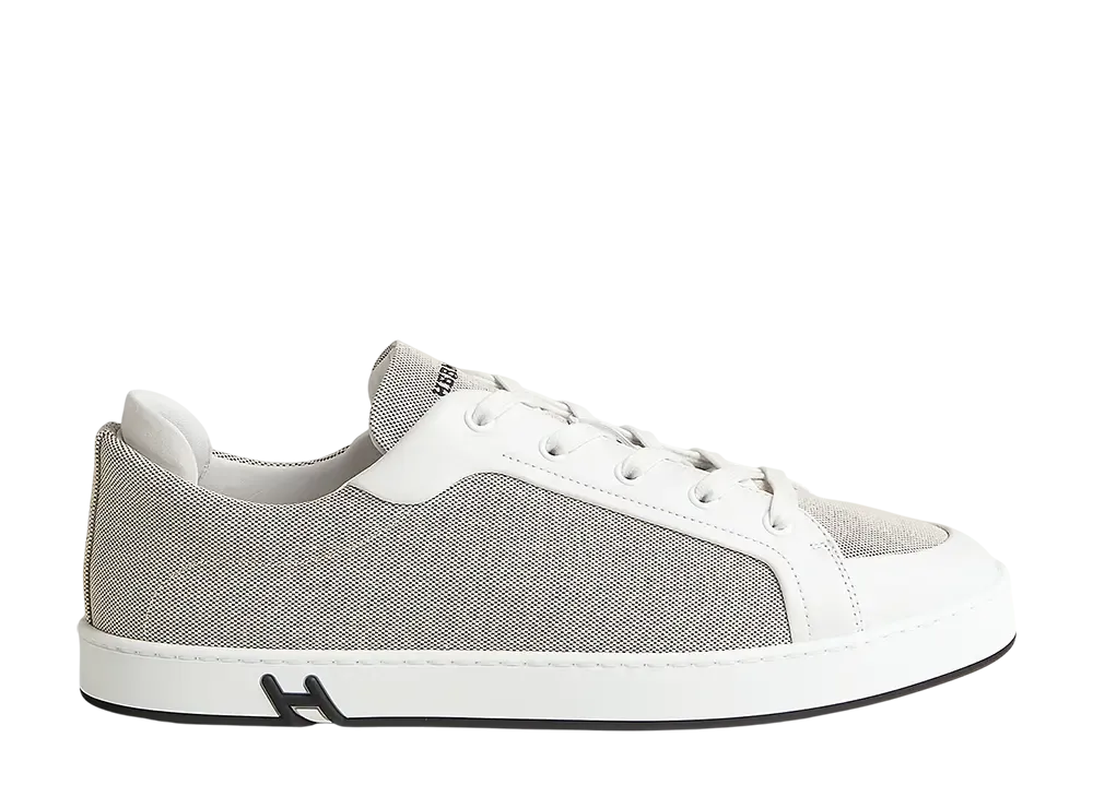HERMES スニーカー ゲット / Prunoir / Blanc NEW HERMES Prunoir Blanc Get Women Sneaker Size 38 EU Black