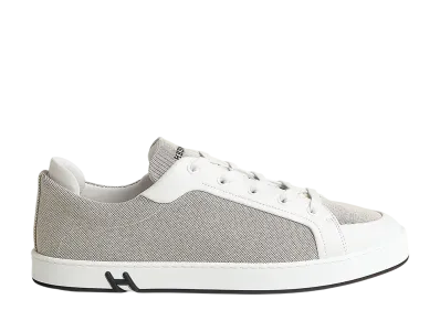 Hermes Kid Sneaker "Prunoir/Blanc"
