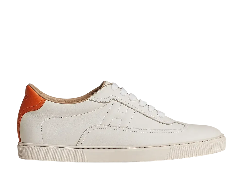 エルメス クイッカー スニーカー "ブラン/オレンジ"