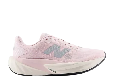 New Balance Women's FuelCell Rebel V5 "Pink Granite/Silver Metallic/Linen"