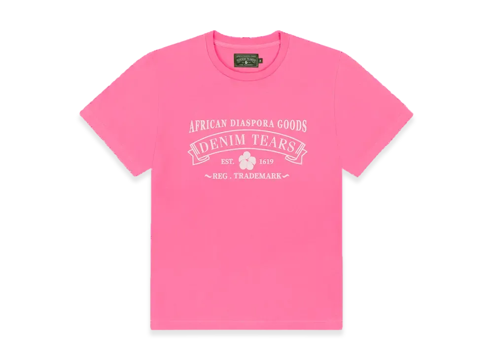 DENIM TEARS ADG Tee "Pink"