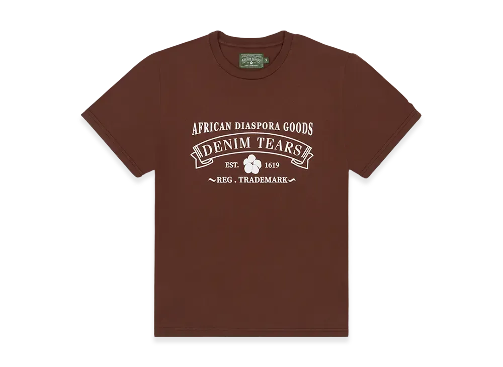 DENIM TEARS ADG Tee "Brown"