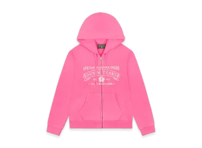 DENIM TEARS ADG Zip Hoodie "Pink"