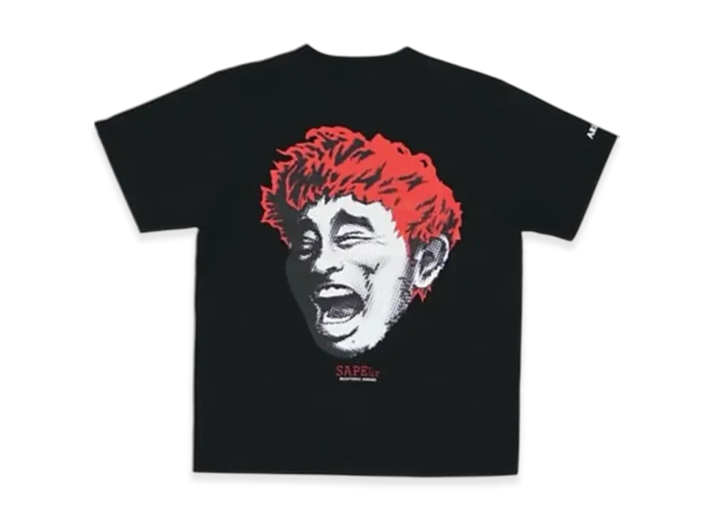 SAPEur x MASATOSHI HAMADA Youth Legend Smile Head S/S Tee "Black"