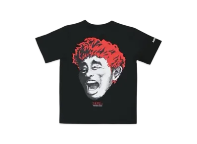 SAPEur x MASATOSHI HAMADA Kid's Legend Smile Head S/S Tee "Black"