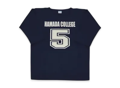 SAPEur x MASATOSHI HAMADA Youth Hamada College Football Tee 3/4 Sleeve "Navy"