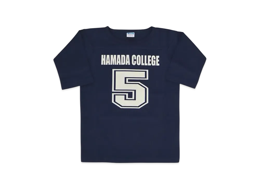 SAPEur x MASATOSHI HAMADA Kids Hamada College Football Tee 3/4 Sleeve "Navy"