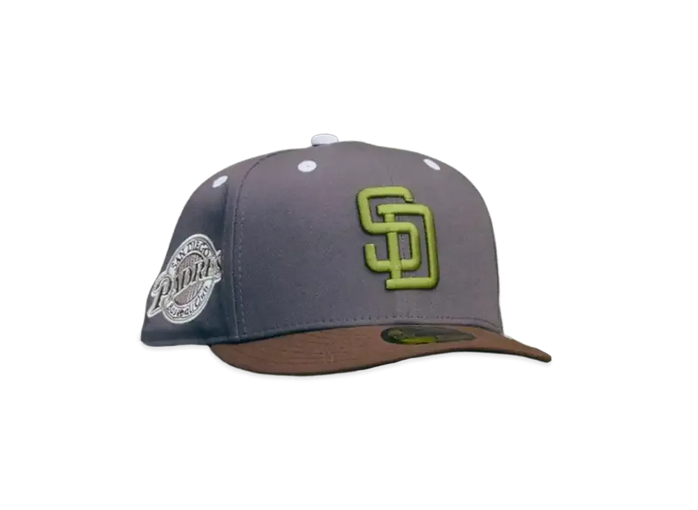 NEW ERA x THE CAP 'CONCRETE NATURE' 59Fifty San Diego Padres "Gray/Brown"