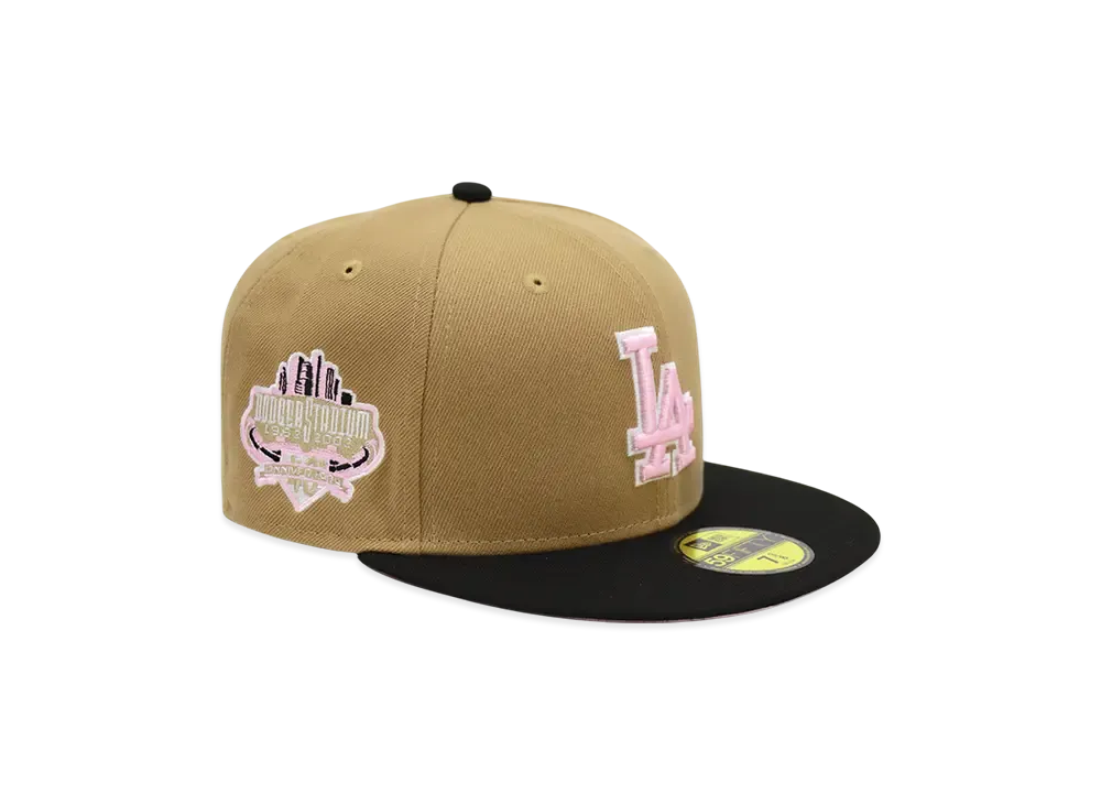 NEW ERA x THE CAP 'SCATTER SWEET' 59Fifty Los Angeles Dodgers "Khaki/Black"