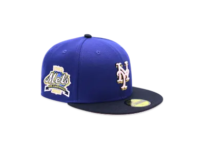 NEW ERA x THE CAP 'SCATTER SWEET' 59Fifty New York Mets "Dark Royal/Navy"