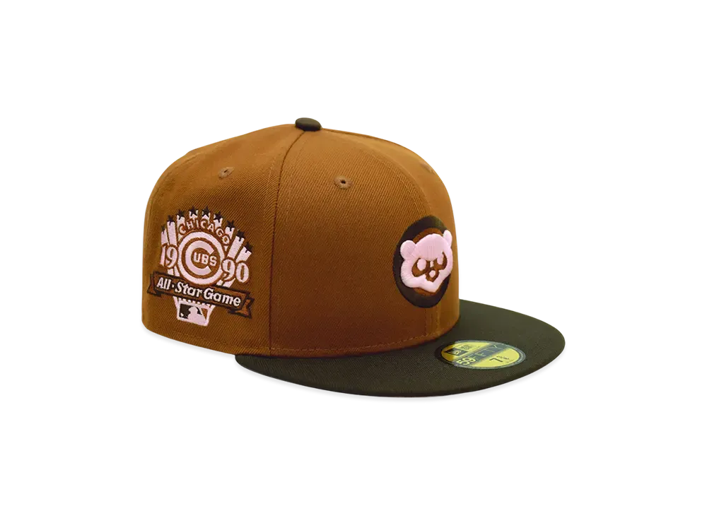 NEW ERA x THE CAP 'SCATTER SWEET' 59Fifty Chicago Cubs "Walnut"