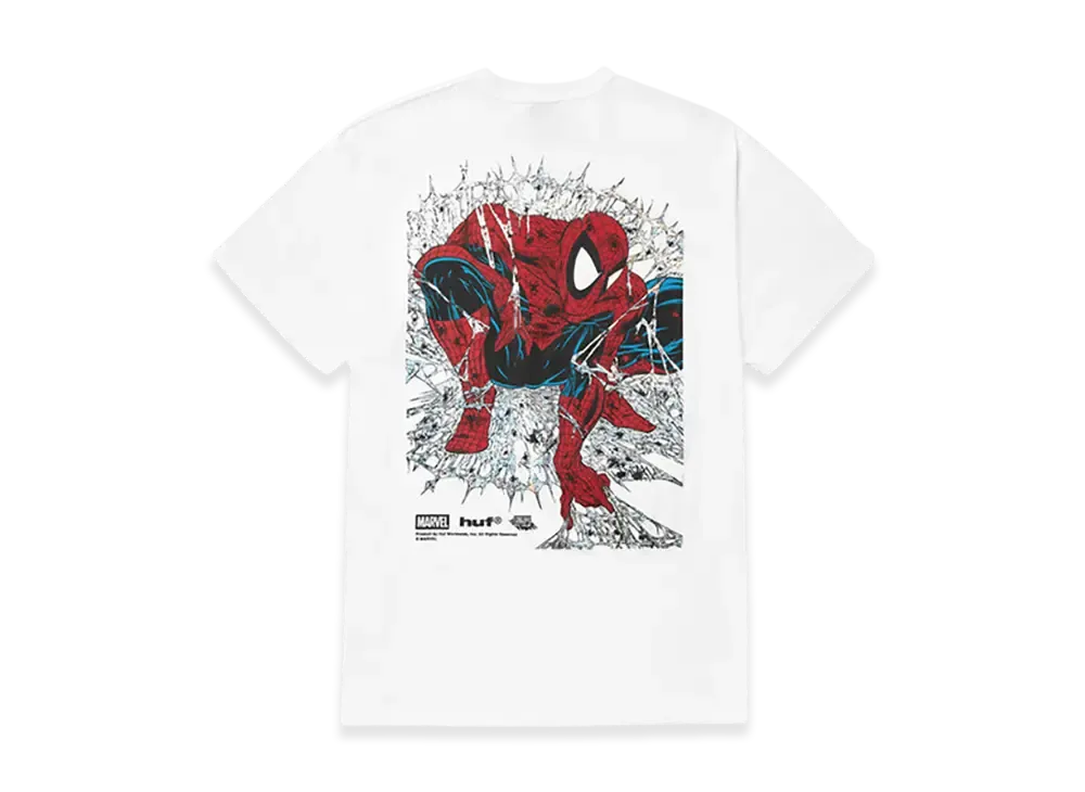 HUF x MARVEL SPIDER-MAN Arachknight Tee "White"