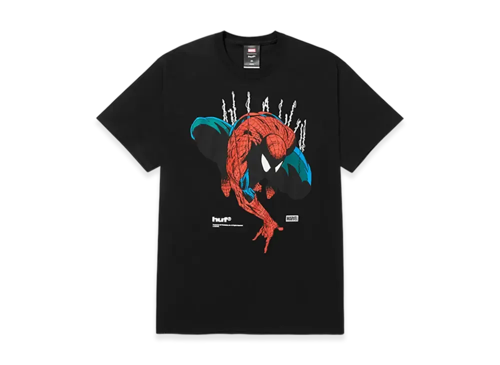 HUF x MARVEL SPIDER-MAN Perceptions Tee "Black"