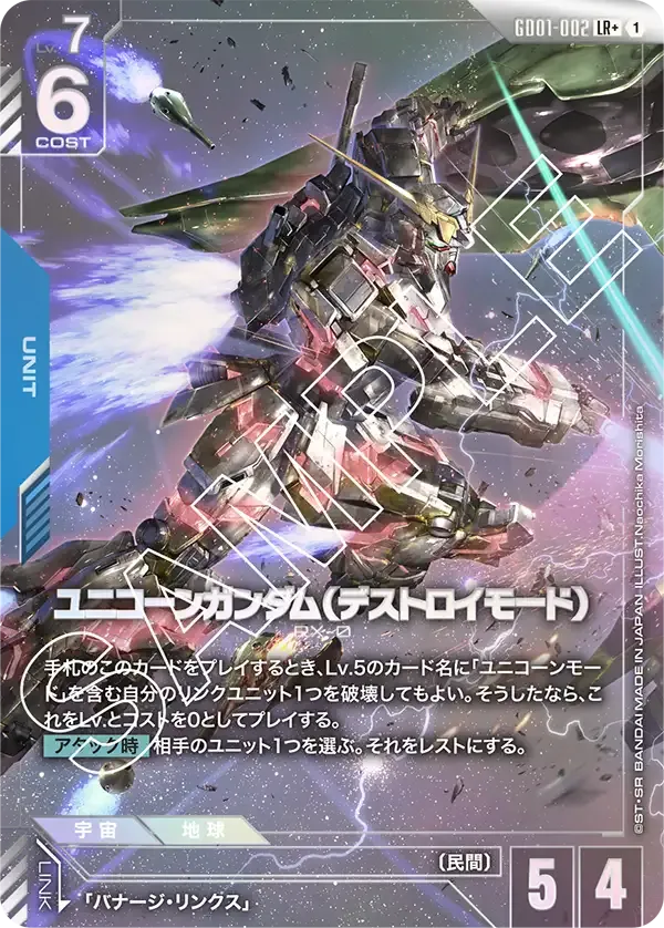 ユニコーンガンダム (デストロイモード) LR+