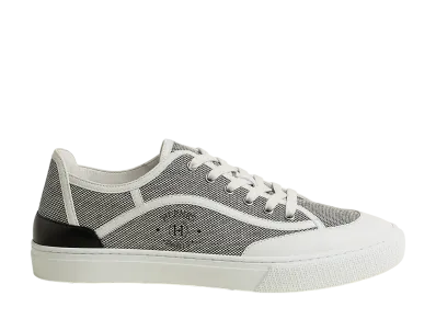 Hermes Get Sneaker "Prunoir/Blanc"