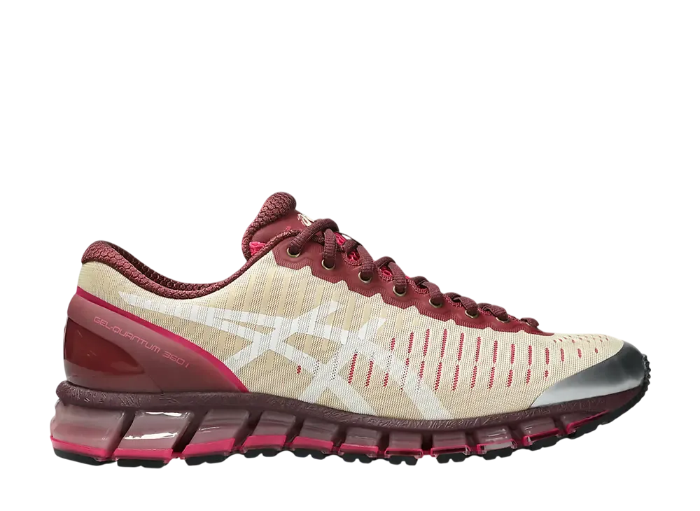 Above The Clouds × Asics Gel-Quantum 360 1 "Soft Yellow/Brisket Red"