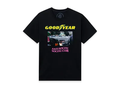 ANTI SOCIAL SOCIAL CLUB x GOODYEAR Catch The Feeling Tee "Black"