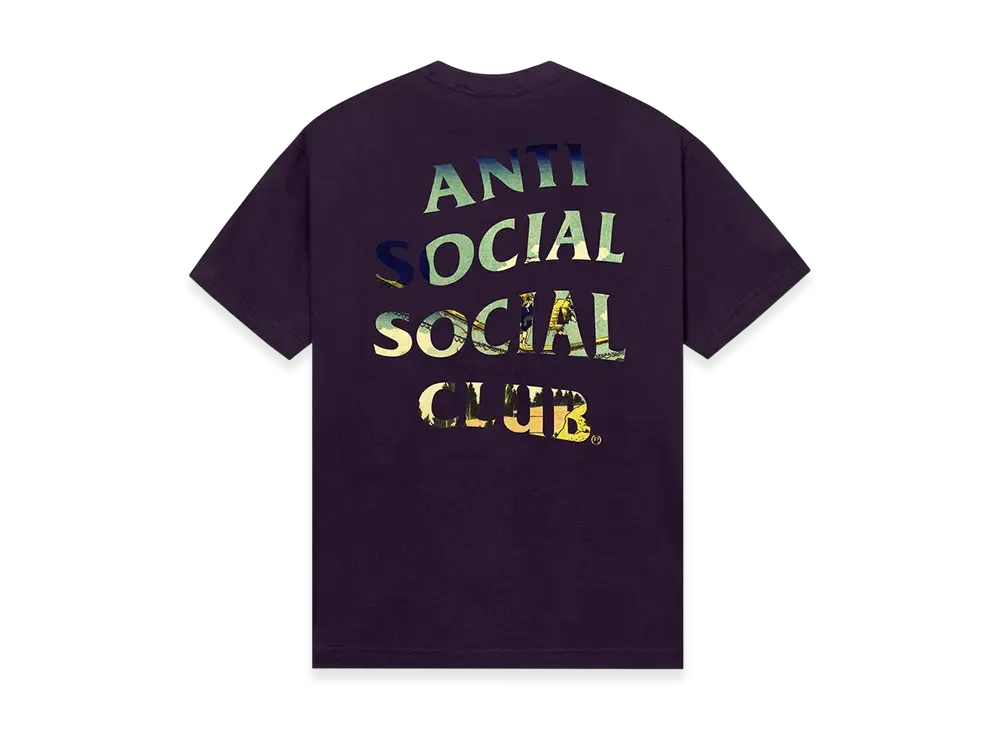 ANTI SOCIAL SOCIAL CLUB Suspension Bridge Tee "Purple"