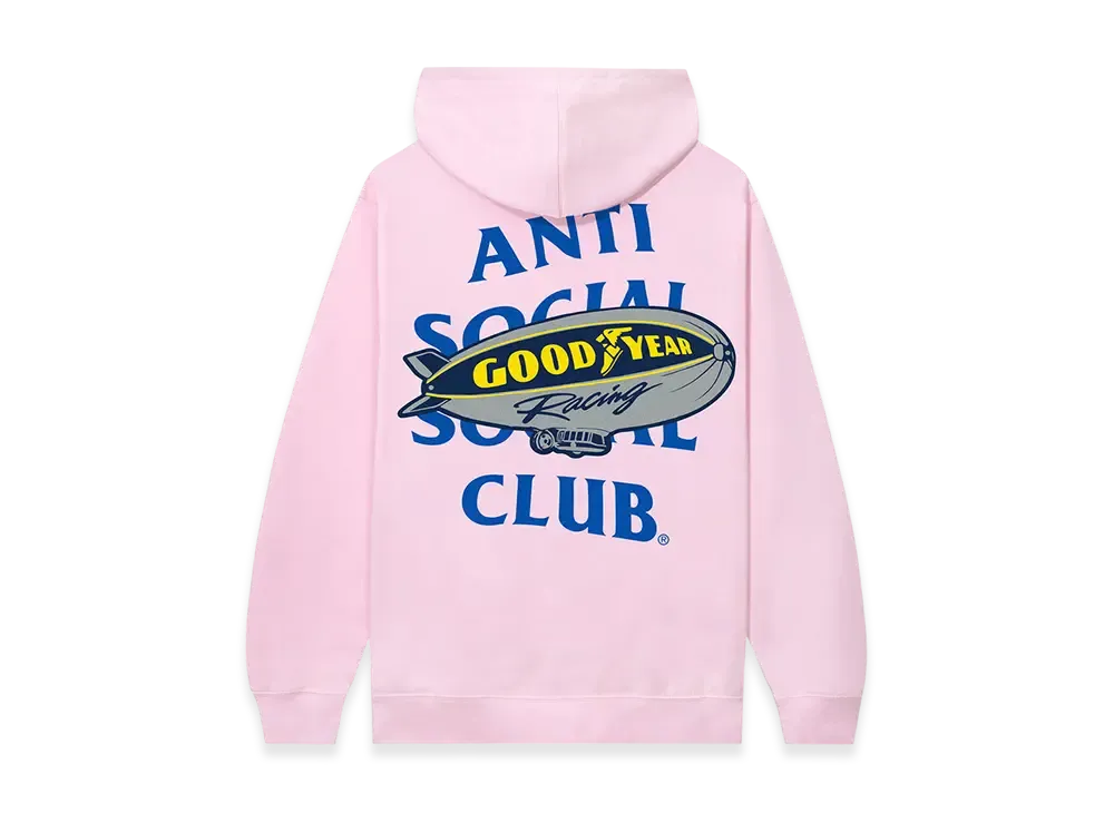 ANTI SOCIAL SOCIAL CLUB x GOODYEAR High Performance Hoodie "Light Pink"